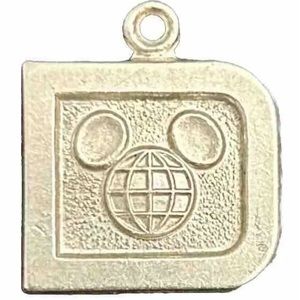 STERLING SILVER ANTIQUE VTG WALT DISNEY PRODUCTION MICKEY MOUSE MEDAL PENDANT